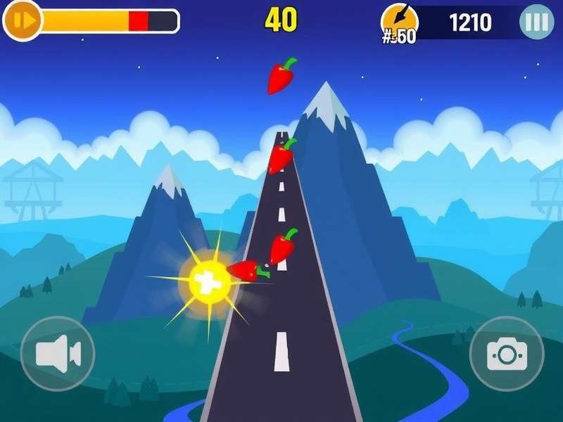 Chilli Burst Run Gameplay Screenshot